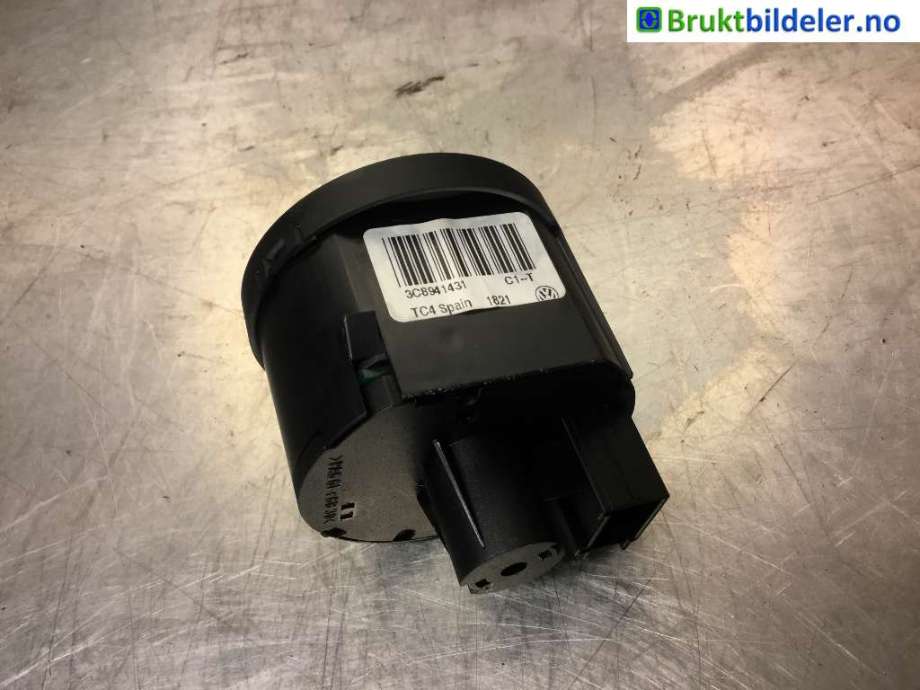 Bryter lys til VW Golf VI 2008-2012  (VOLKSWAGEN|3C8 941 431|)