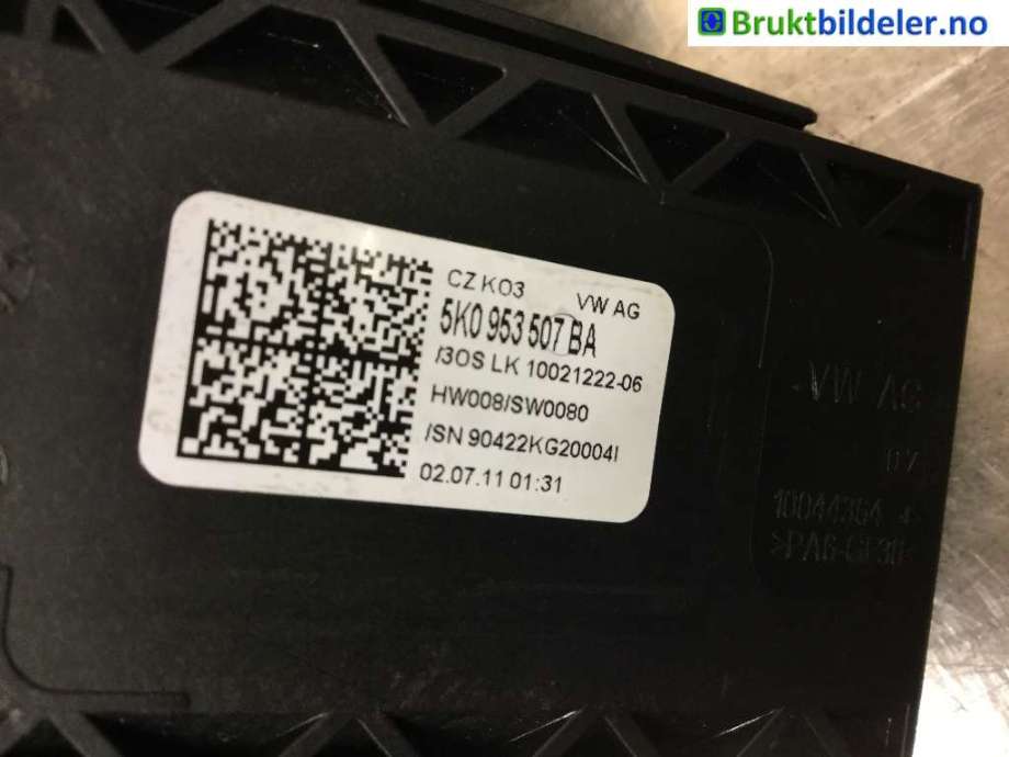 Bryter combi til VW Golf VI 2008-2012  (VOLKSWAGEN|5K0 953 507 BA|)