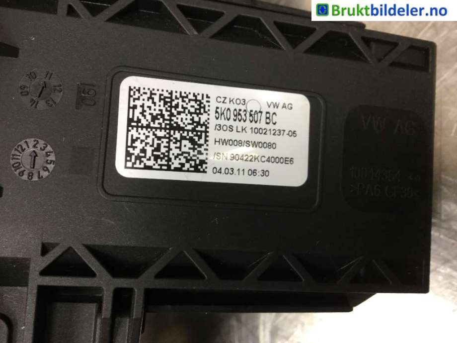 Bryter combi til VW Golf VI 2008-2012  (VOLKSWAGEN|5K0 953 507 BC|)