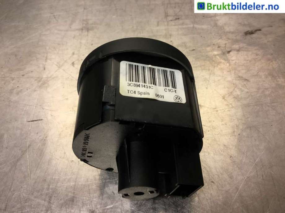 Bryter lys til VW Golf VI 2008-2012  (VOLKSWAGEN|3C8 941 431 C|)