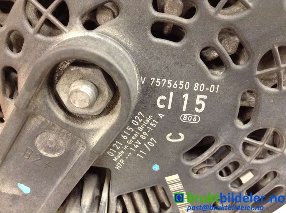 Dynamo til Mini One/Cooper 2007-2014 (R55-57) (R55-57) (MINI|757565080-01|0 121 615 027|)