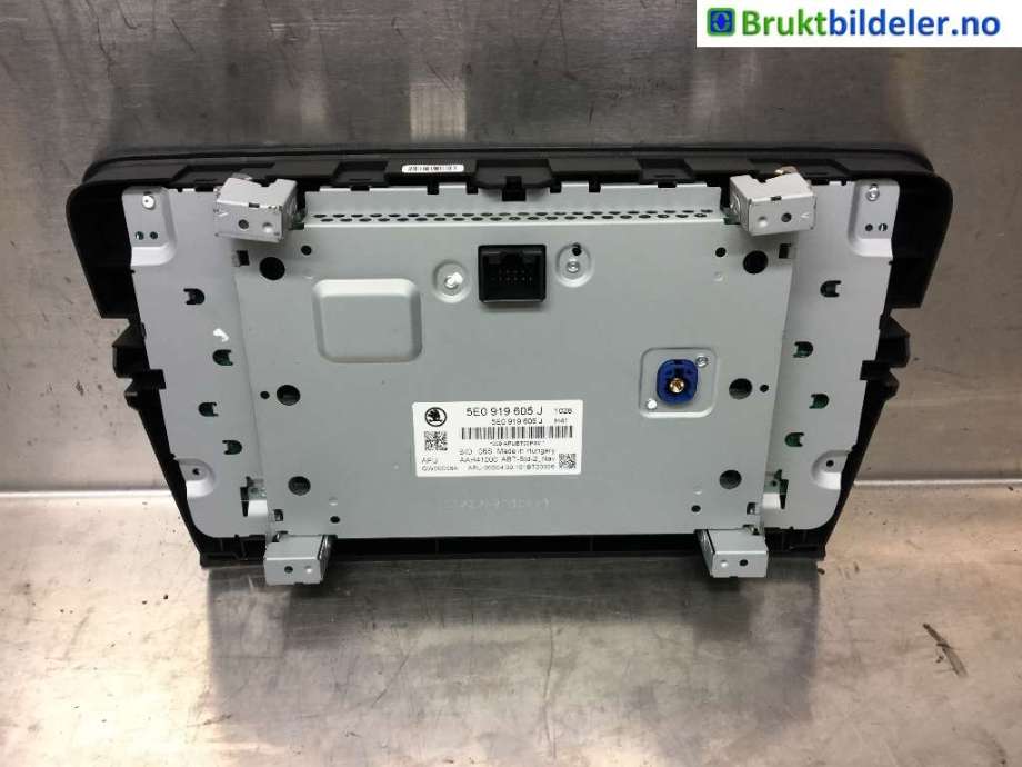 Bilstereo til Škoda Octavia 2013-2016 (Type III, Fase 1)  (SKODA|5E0 919 605 J|)