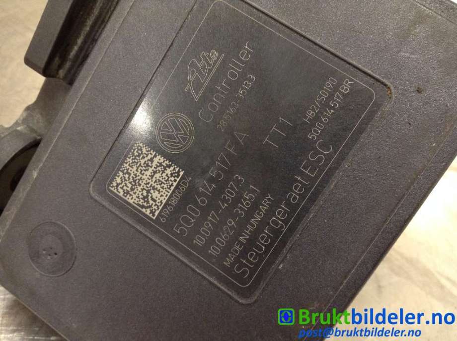 ABS sentral til VW Passat 2015-2019 (Fase 1) (B8) (B8) (VOLKSWAGEN|5Q0 614 517 FA|10.0220-1915.4|10.0917-4307.3)