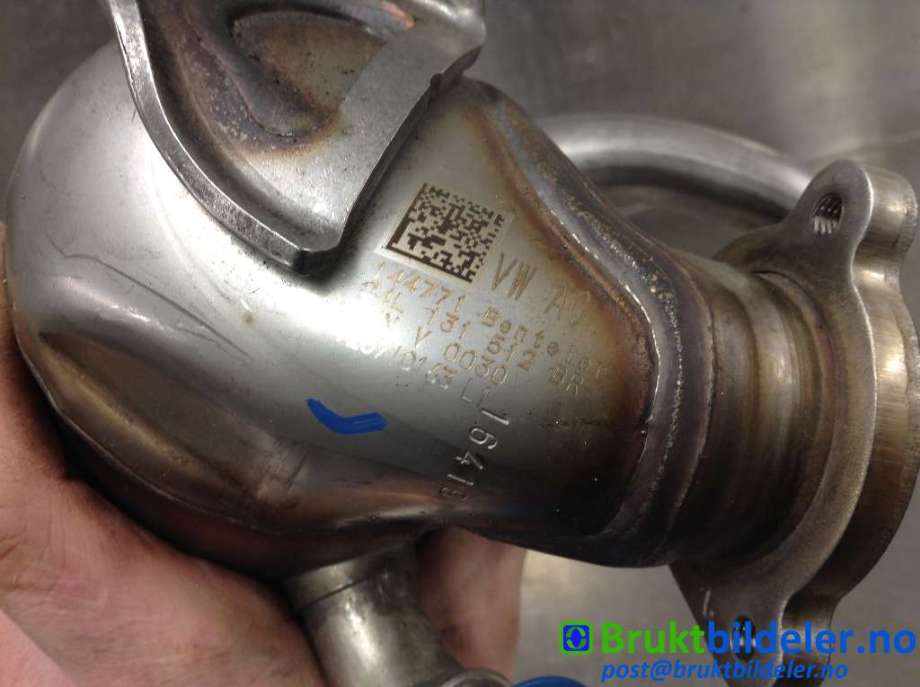 EGR-kjøler til VW Passat 2015-2019 (Fase 1) (B8) (B8) (VOLKSWAGEN|04L 131 512 BR|926710163 L1|)