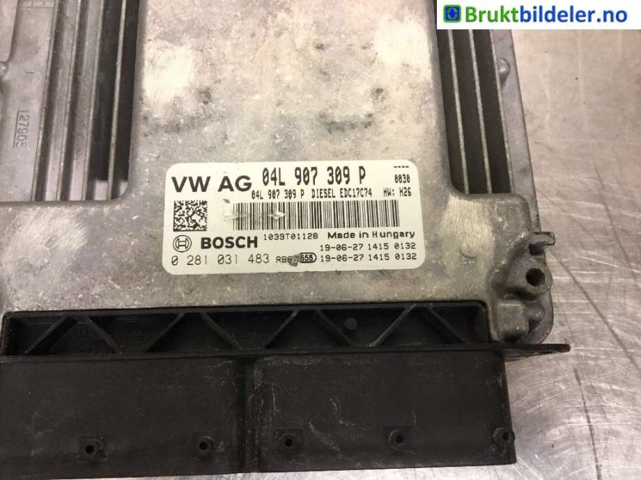 Styreenhet motor til VW Passat 2015-2019 (Fase 1) (B8) (B8) (VOLKSWAGEN|04L 907 309 P|0 281 031 483|)