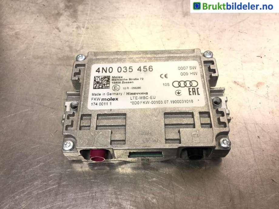 Antenne forsterker til VW Passat, 2015-2019 (Fase 1) (B8) (B8) (VOLKSWAGEN|4N0 035 456)