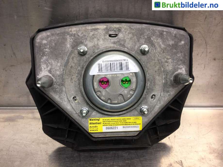 Airbag rattpute til Volvo XC90 2002-2006 (Type I, Fase 1) (VOLVO|8686221|)