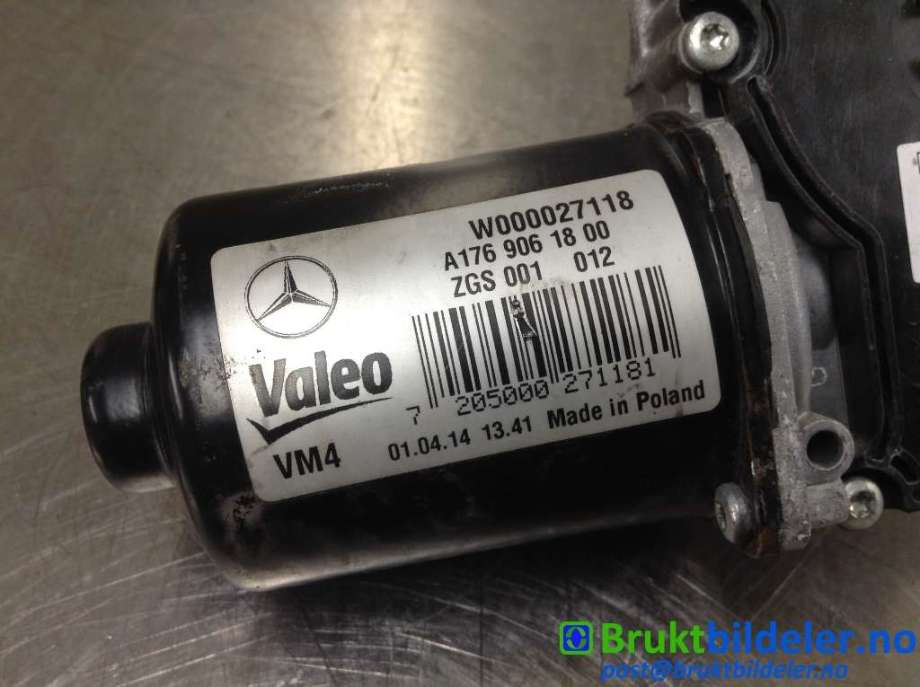 Viskermotor frontrute til Mercedes A-Klasse 2012-2018 (W176) (W176) (MERCEDES|A 176 906 18 00|W000027118|)