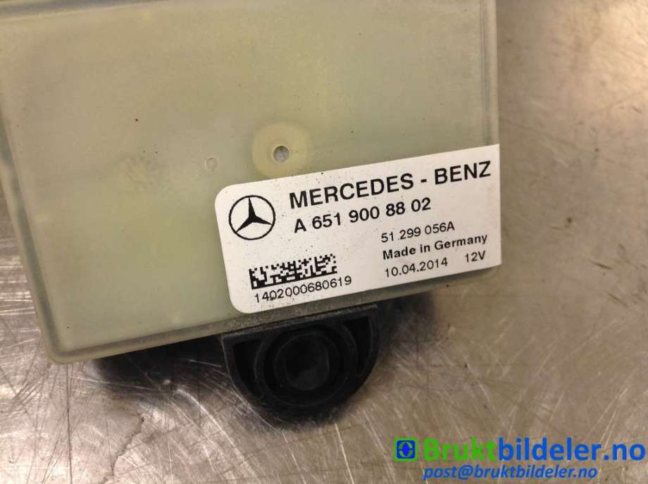 Rele gløde til Mercedes A-Klasse 2012-2018 (W176) (W176) (MERCEDES|A 651 900 88 02|51 299 056A|)
