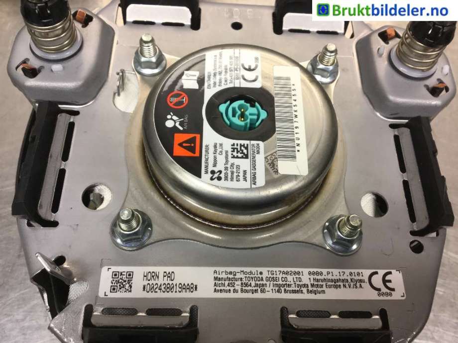 Airbag rattpute til Toyota RAV4 2019-->> (Type V)  (TOYOTA|45130-12E40-C0|)