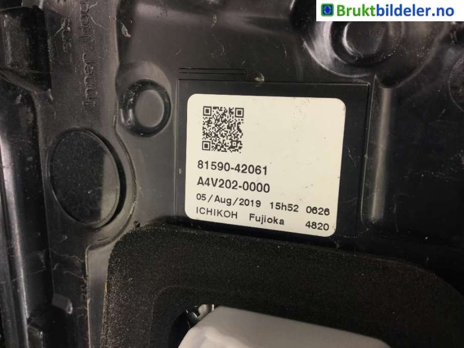 Baklykt venstre indre til Toyota RAV4 2019-->> (Type V)  (TOYOTA|81590-42061|)