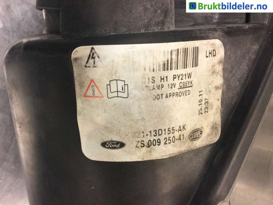 Frontlykt venstre xenon til Ford Galaxy 2007-2010 (Type III, Fase 1)  (6M21-13D155-AK|)