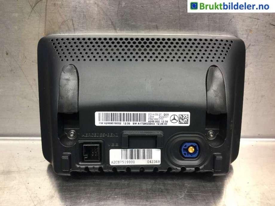 Instrument kjørecomputer til Mercedes A-Klasse 2012-2018 (W176) (W176) (MERCEDES|A 246 900 12 06|A2C87519900|)
