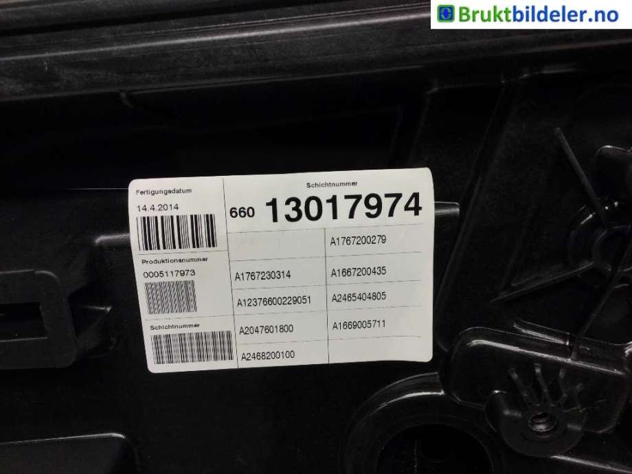 Ruteheis til Mercedes A-Klasse 2012-2018 (W176) (W176) (MERCEDES|A 176 720 02 79|)