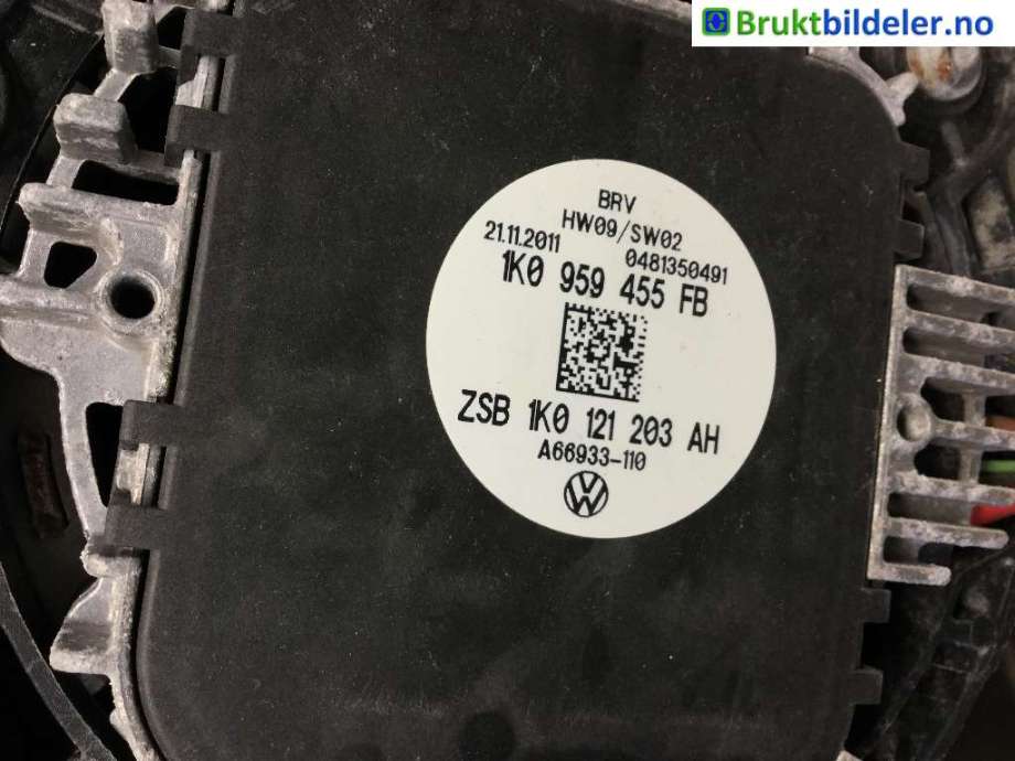 Kjølevifte til VW Golf VI 2008-2012  (VOLKSWAGEN|1K0 121 203 AH|)