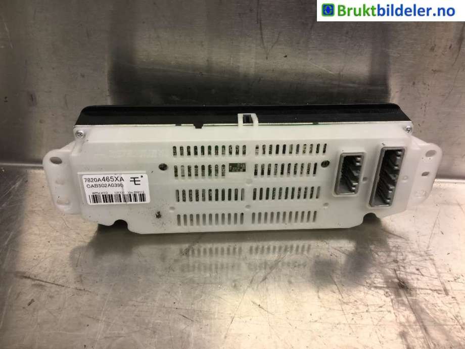 Varmeapparat betjening til Mitsubishi Outlander 2012-2015 (Type III, Fase 1)  (MITSUBISHI|7820A465XA|)