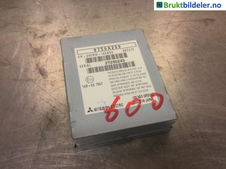 Antenne forsterker til Mitsubishi Outlander, 2012-2015 (Type III, Fase 1) (MITSUBISHI|8750A299)