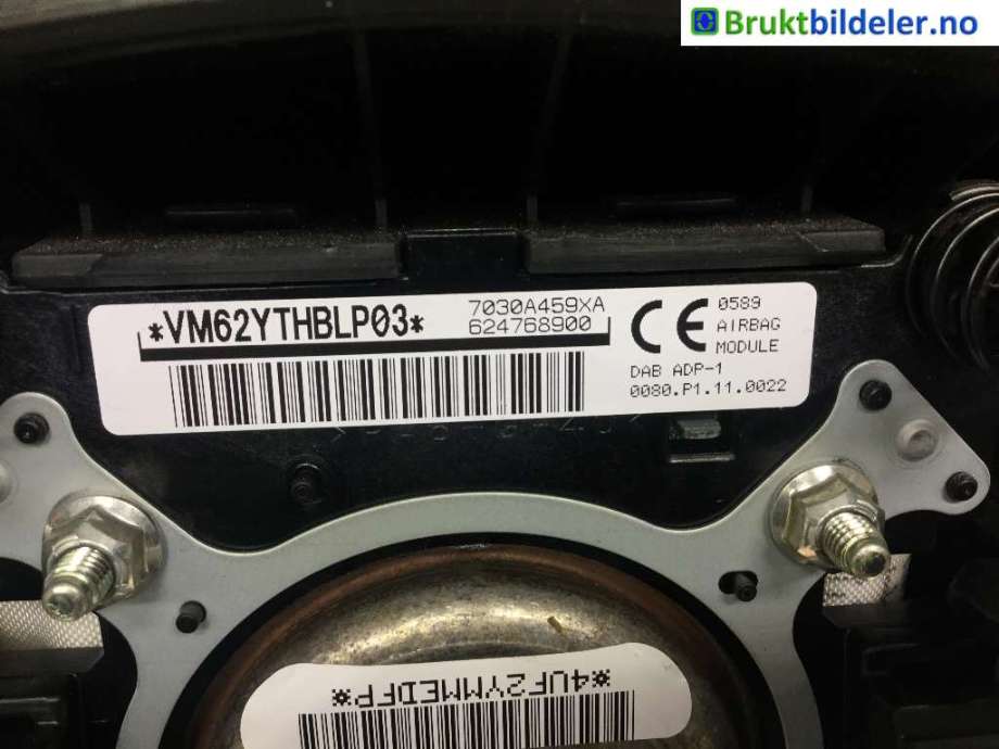 Airbag rattpute til Mitsubishi Outlander 2012-2015 (Type III, Fase 1)  (MITSUBISHI|7030A459XA|)
