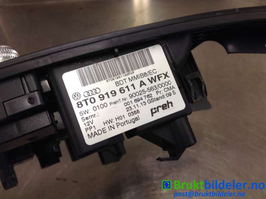Bilstereo diverse til Audi Q5 2012-2017 (Type I, Fase 2)  (AUDI|8T0 919 611 A|)