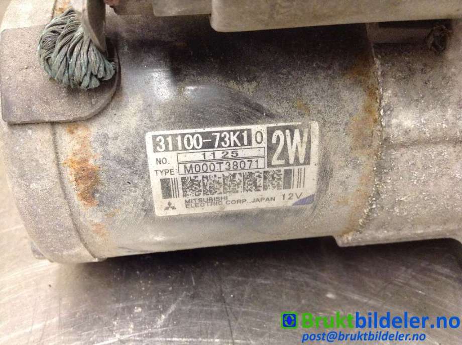 Starter til Suzuki Swift 2011-2017  (SUZUKI|31100-73K10|M000T38071|)