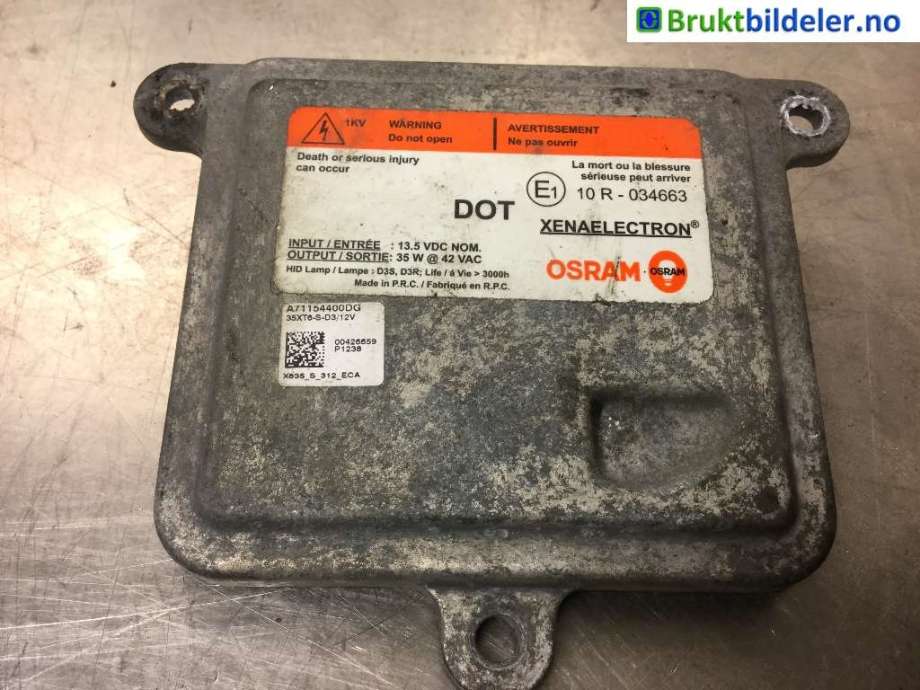 Styreenhet xenon/ballast til Ford Focus, 2011-2014 (Type III, Fase 1)  (FORD|)