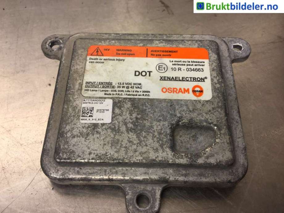 Styreenhet xenon/ballast til Ford Focus, 2011-2014 (Type III, Fase 1)  (FORD|)