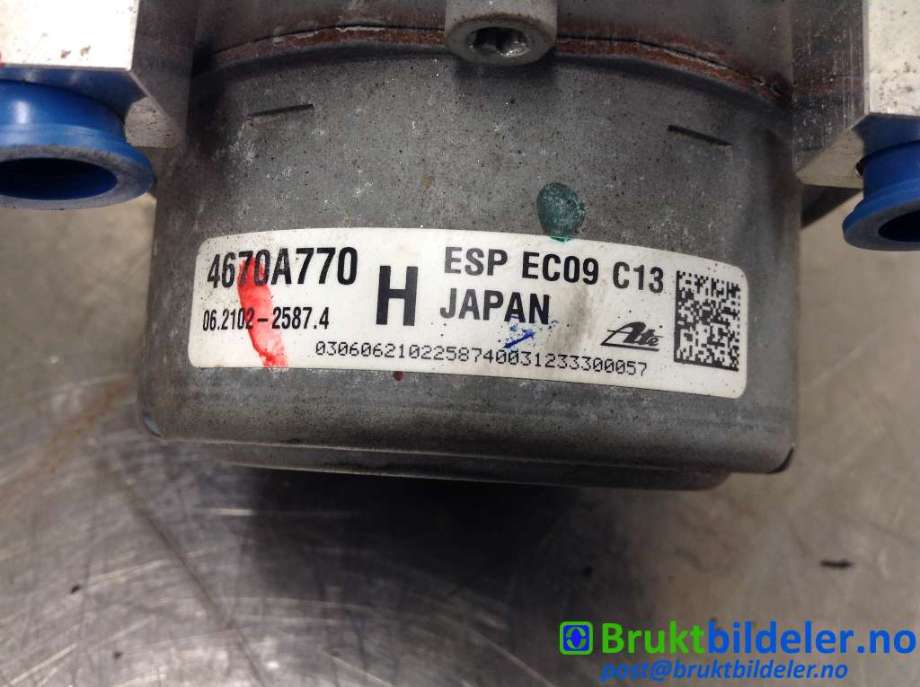 ABS sentral til Mitsubishi Outlander 2012-2015 (Type III, Fase 1)  (MITSUBISHI|4670A770|06.2102-2587.4|28.5151-7351.3)