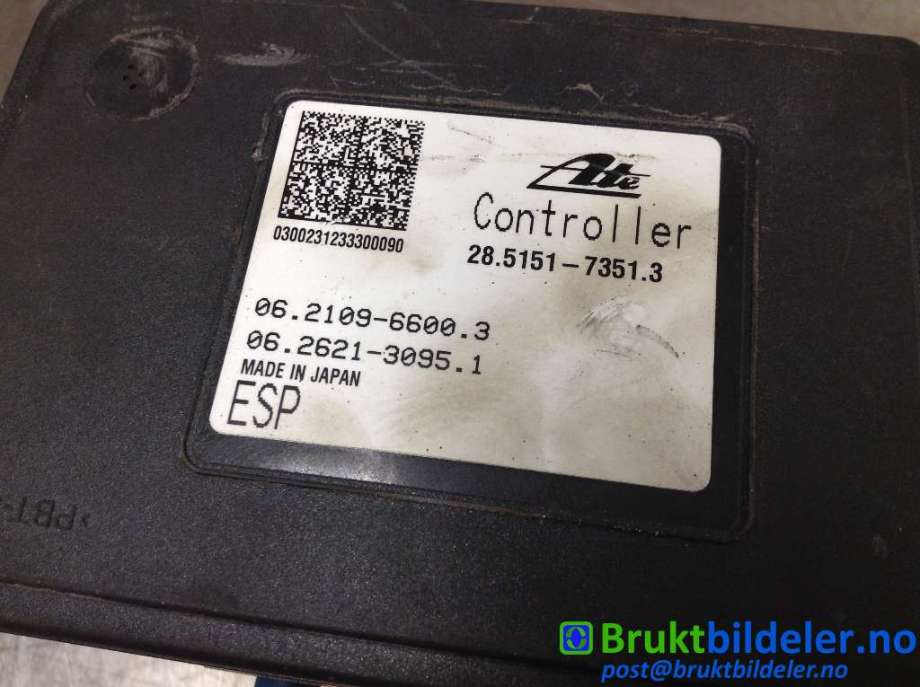 ABS sentral til Mitsubishi Outlander 2012-2015 (Type III, Fase 1)  (MITSUBISHI|4670A770|06.2102-2587.4|28.5151-7351.3)