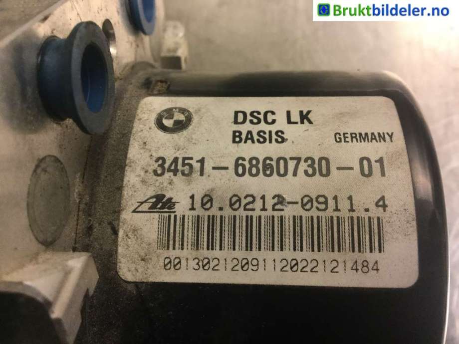 ABS sentral til BMW 1-Serie 2011-2015 (Fase 1) (F20/F21) (F20/F21) (BMW|3451 6 860 730|10.0212-0911.4|)