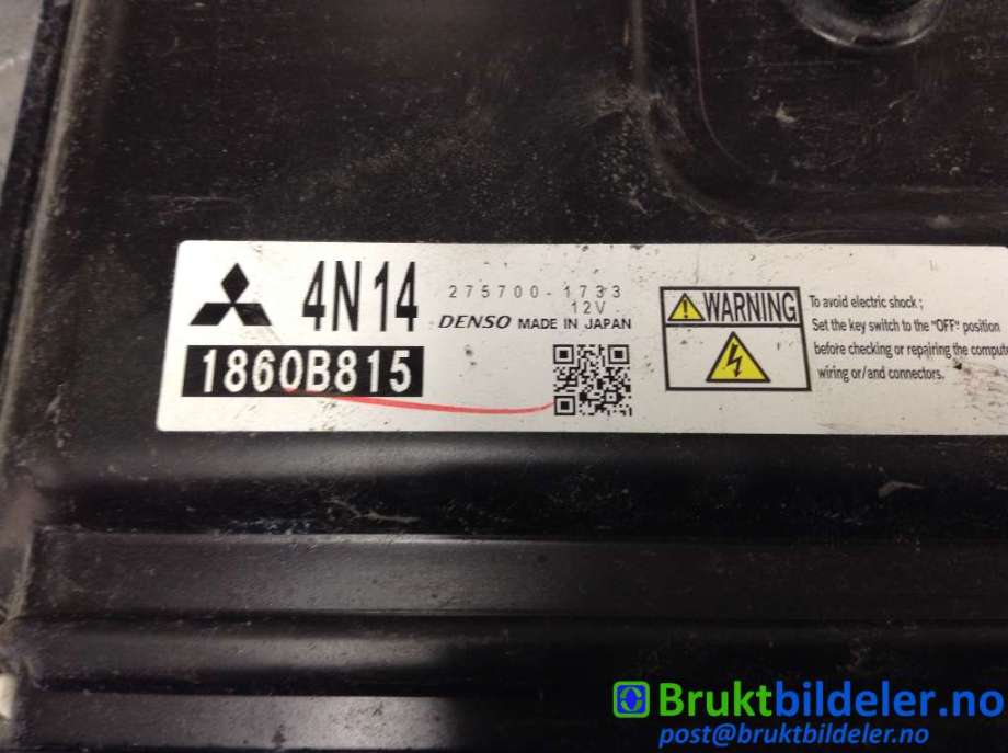 Styreenhet motor til Mitsubishi Outlander 2012-2015 (Type III, Fase 1)  (MITSUBISHI|1860B815|275700-1733|)