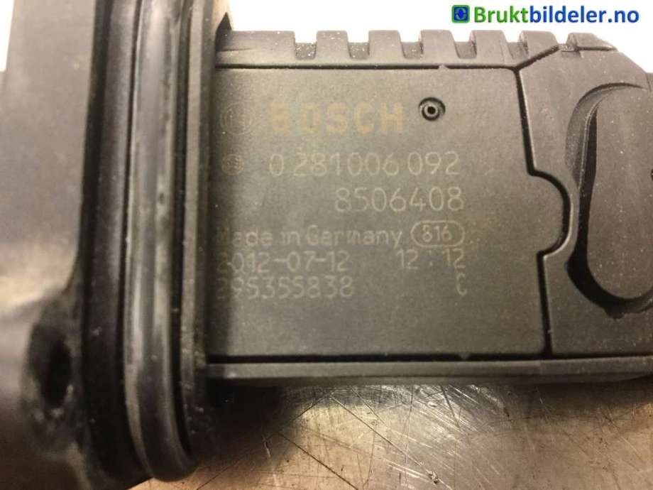 Luftmengde/luftmassemåler til BMW 1-Serie 2011-2015 (Fase 1) (F20/F21) (F20/F21) (BMW|8 506 408|0281006092|)