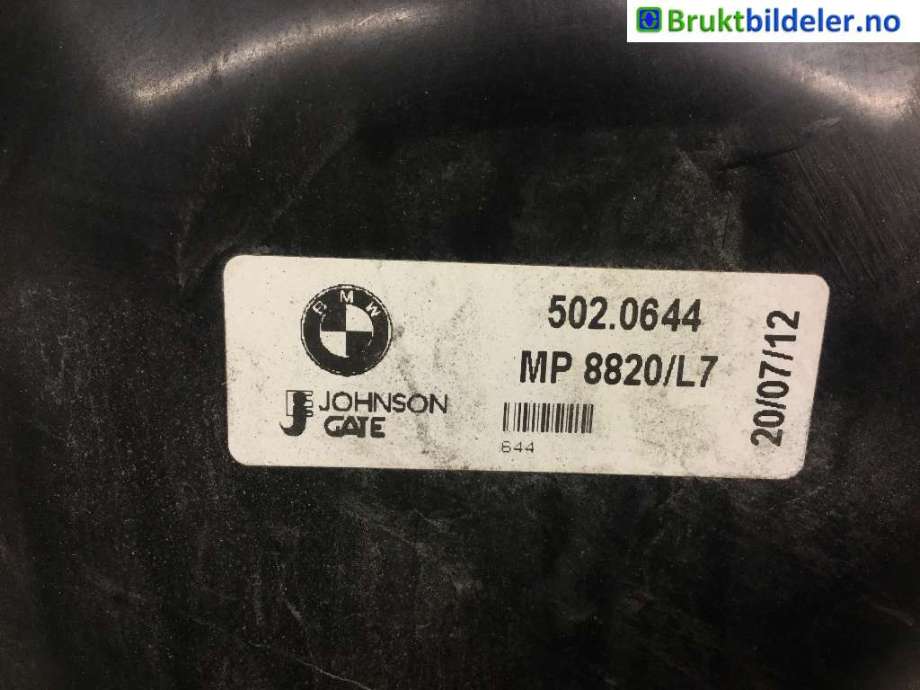 Kjølevifte til BMW 1-Serie 2011-2015 (Fase 1) (F20/F21) (F20/F21) (BMW|7 640 508-1|502.0644|)