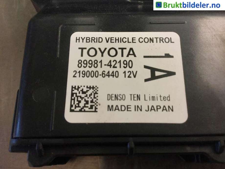 Styreenhet diverse til Toyota RAV4 2019-->> (Type V)  (TOYOTA|89981-42190|219000-6440|)