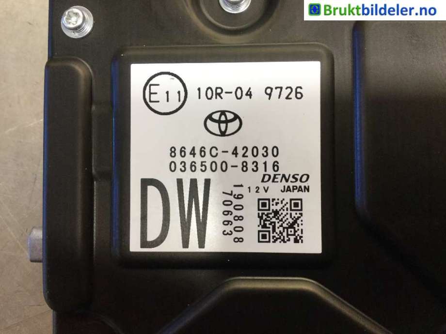 Sensor diverse til Toyota RAV4 2019-->> (Type V)  (TOYOTA|8646C-42030|036500-8316|)