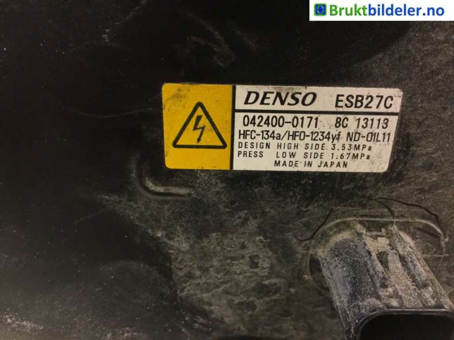 Aircondition kompressor til Toyota RAV4 2019-->> (Type V)  (TOYOTA|042400-0171|ESB27C|)