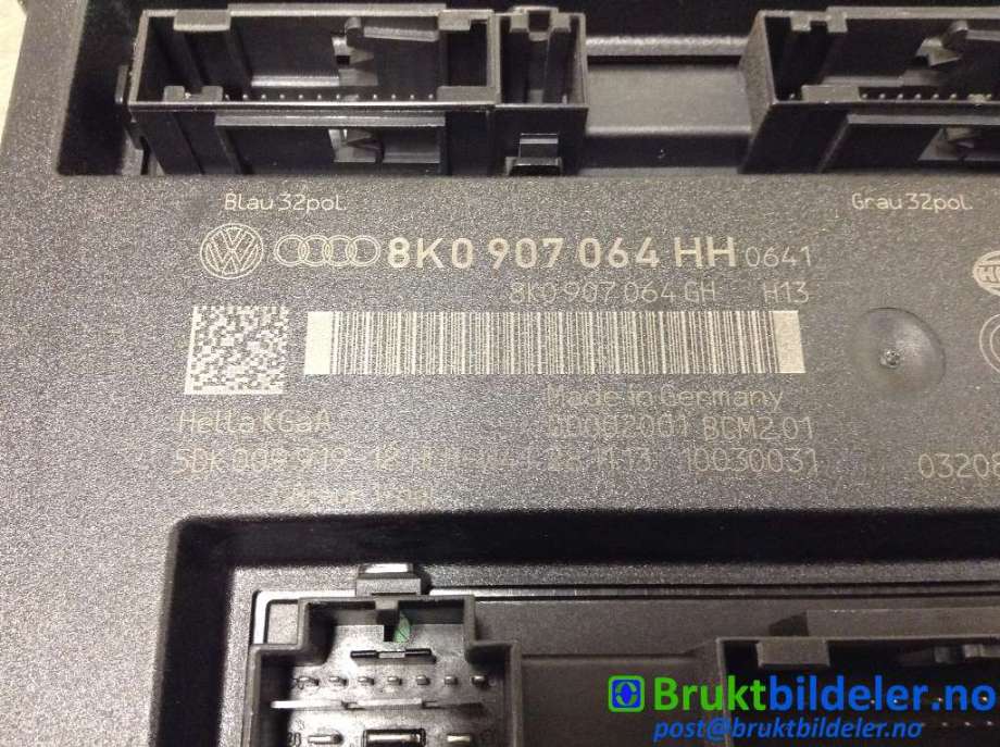 Styreenhet comfort (BCM) til Audi Q5 2012-2017 (Type I, Fase 2)  (AUDI|8K0 907 064 GE|5DK 009 919-18|)