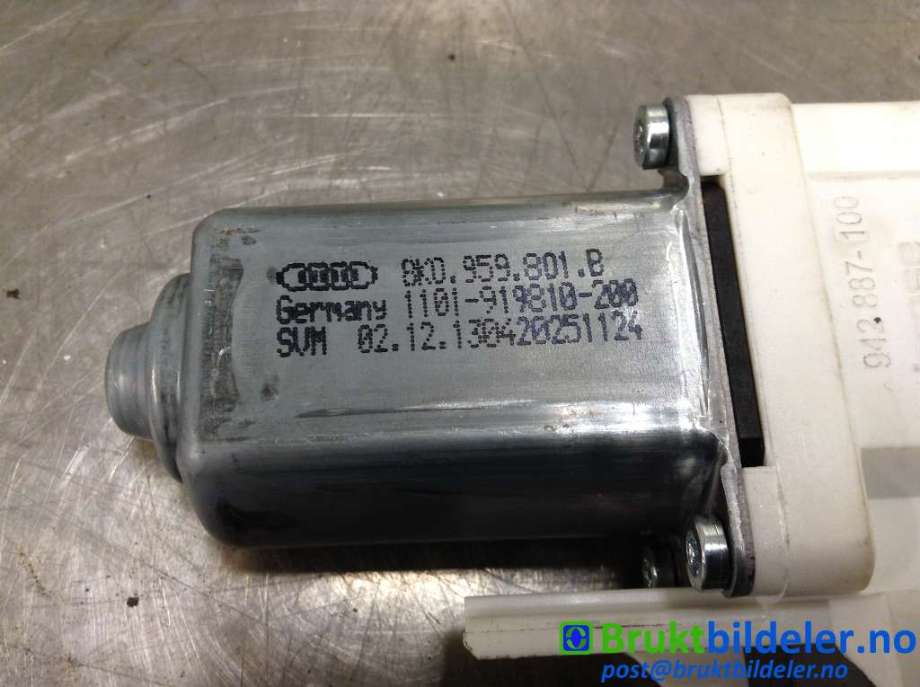 Ruteheis venstre foran til Audi Q5 2012-2017 (Type I, Fase 2)  (AUDI|8K0 959 801 B|1101-919810-200|)