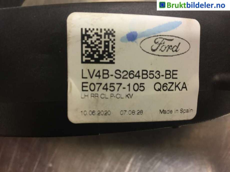 Dørhåndtak utv venstre bak til Ford Kuga 2019-->> (Type III) (FORD|LV4B-S264B53-BE|)