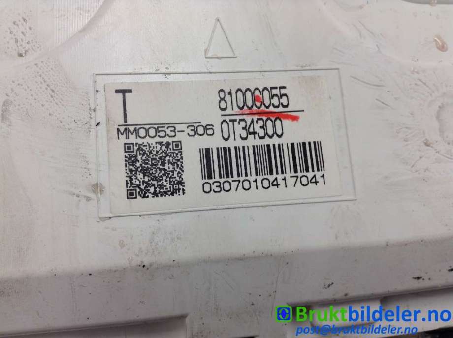 Instrumentpanel til Citroën C4, Aircross 2012-2017  (CITROEN|8100C055|MM0053-306|16 113 172 80)