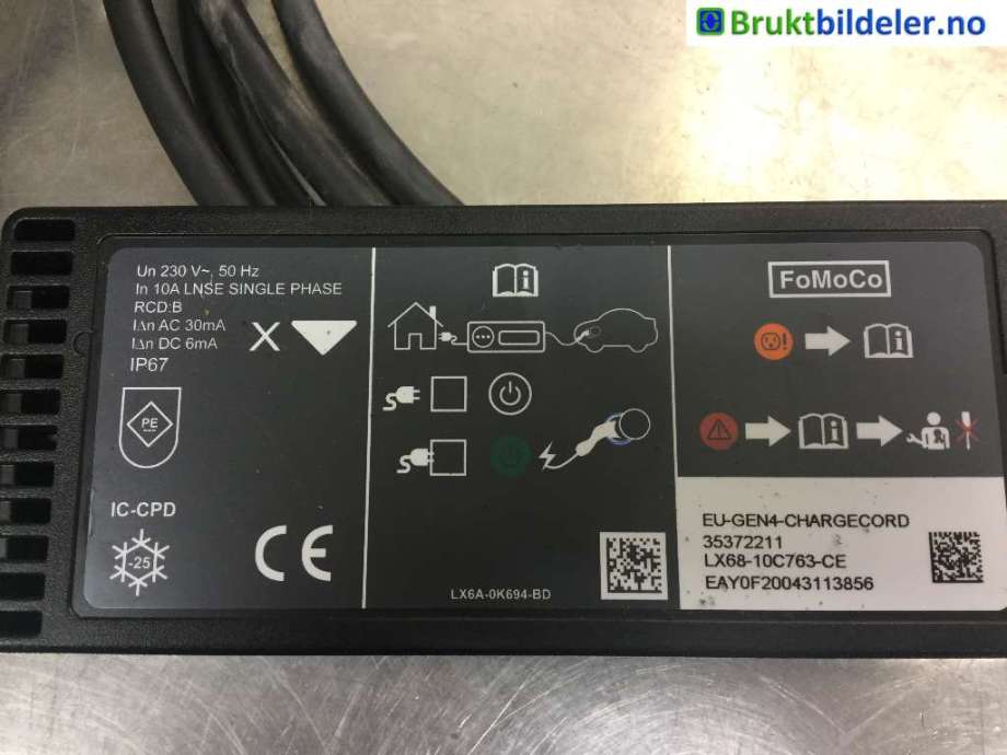 Batterilader (OBC - On Board Charger) til Ford Kuga 2019-->> (Type III)  (FORD|LX68-10C763-CE|)