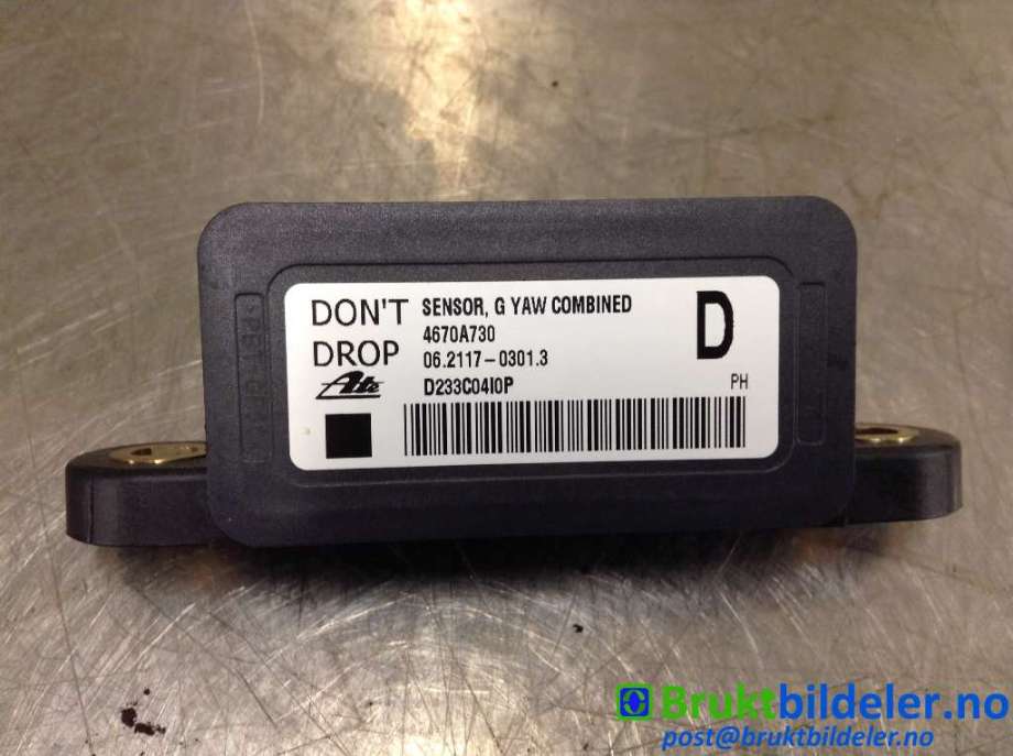 Sensor akselerasjonssensor/ESP DUO til Citroën C4, Aircross 2012-2017  (CITROEN|4670A730|D233C04I0P|)