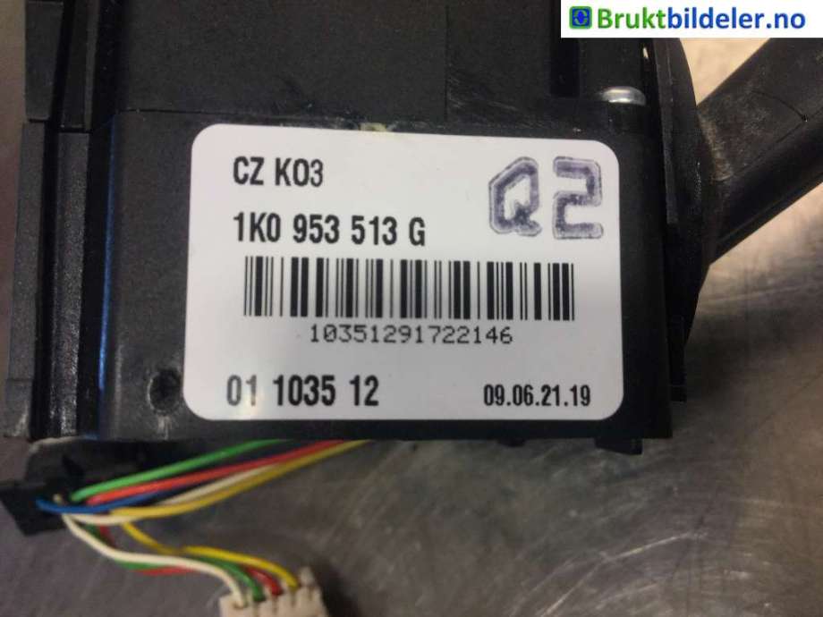Bryter blink til VW Golf VI 2008-2012 (VOLKSWAGEN|1K0 953 513 G|)