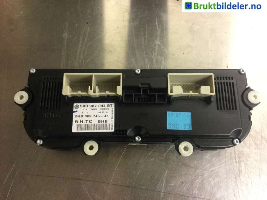 Varmeapparat betjening til VW Tiguan 2011-2016 (Type I, Fase 2) (VOLKSWAGEN|5K0 907 044 BT|5HB 009 746-41|)