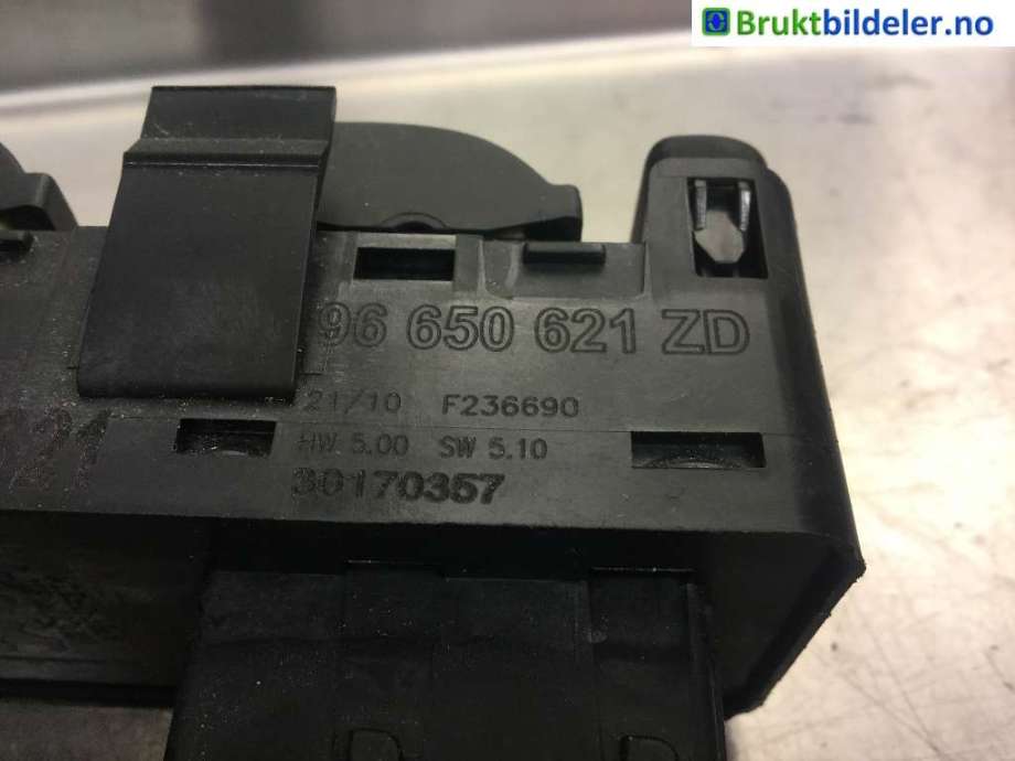 Bryter ruteheis til Peugeot 3008 2009-2016 (Type I)  (PEUGEOT|96650621ZD|)