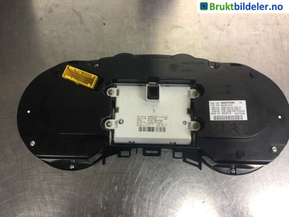 Instrumentpanel til Peugeot 3008 2009-2016 (Type I)  (PEUGEOT|9666276380|9666247580|)