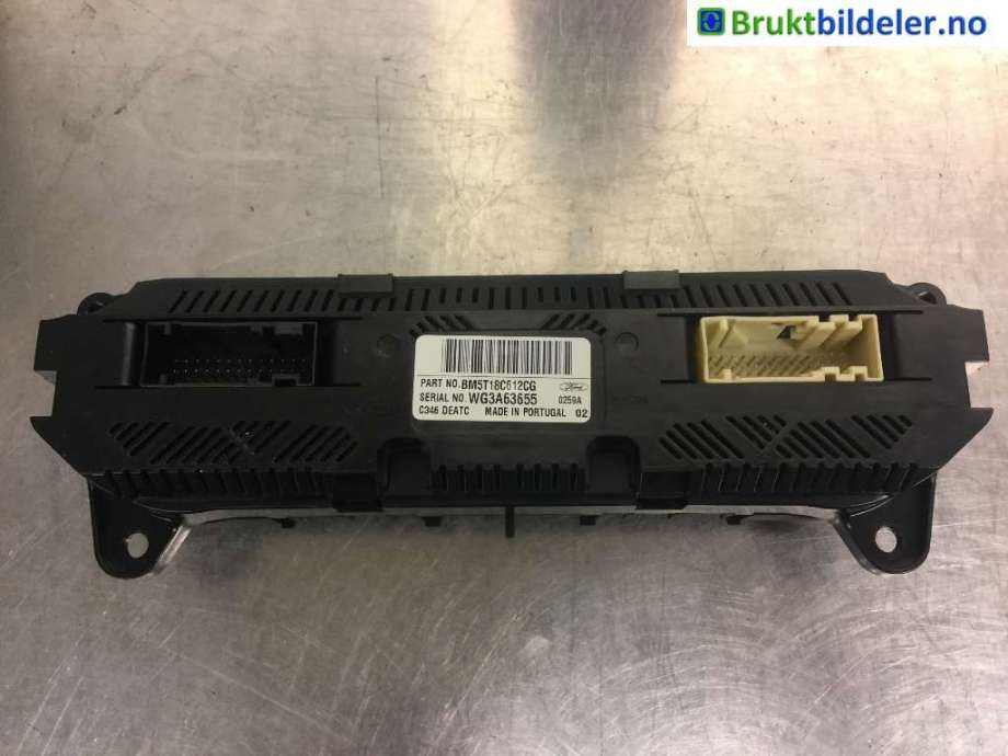 Varmeapparat betjening til Ford Focus 2011-2014 (Type III, Fase 1) (FORD|BM5T-18C612-CG|)