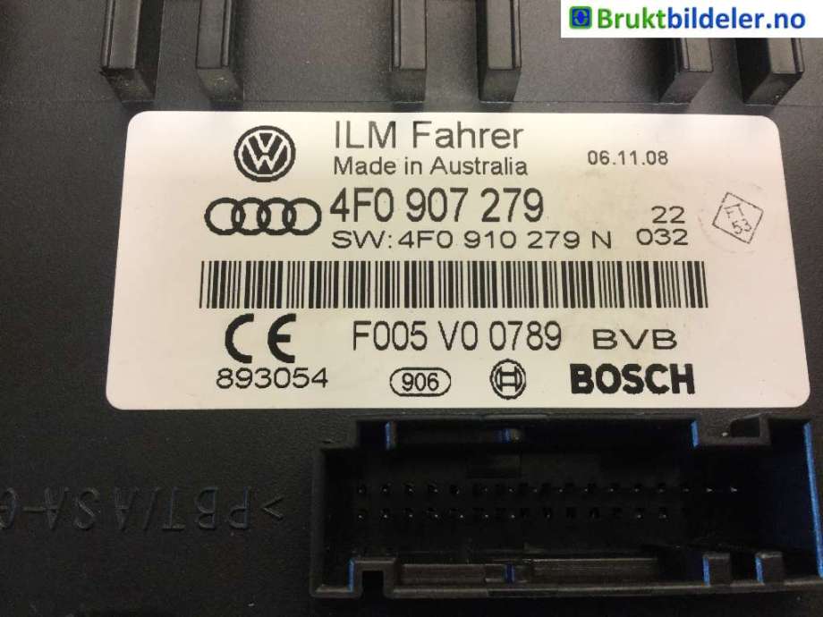 Styreenhet diverse til Audi Q7 2006-2010 (Type I, Fase 1)  (AUDI|4F0 907 279|)