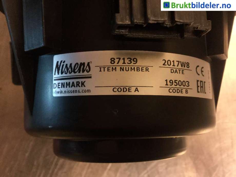 Varmeapparat motor til Audi Q7 2006-2010 (Type I, Fase 1)  (AUDI|87139|195003|)