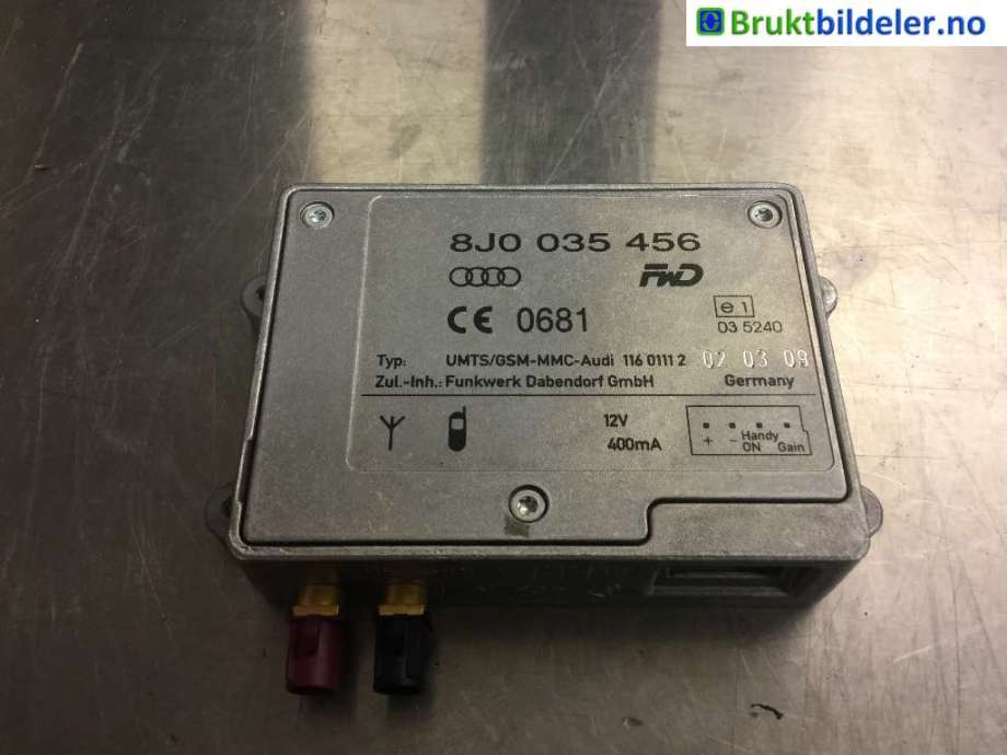 Antenne forsterker til Audi Q7 2006-2010 (Type I, Fase 1) (AUDI|8J0 035 456|)