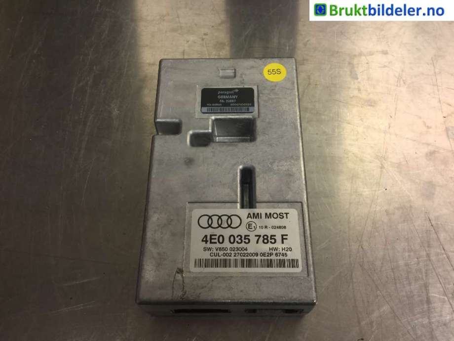 Bilstereo diverse til Audi Q7, 2006-2010 (Type I, Fase 1) (AUDI|4E0 035 785)